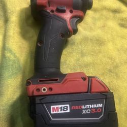 Milwaukee Drill And Battery 