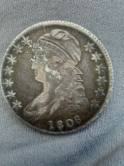 1808 Draped Bust Half Dollar 50C Silver Coin
