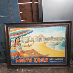 Santa Cruz Boardwalk Poster