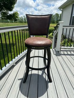Brown Stools - set of 4