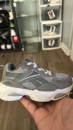 Kids Gray Running Sneakers