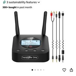 Bluetooth transmitter tv pc wireless headphones speaker