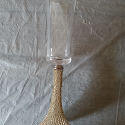 Elegant wine glass with decorative base