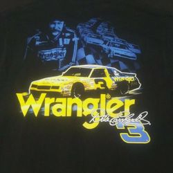 Dale Earnhardt Men’s 2 XL Black Wrangler Collector's Edition Shirt T-Shirt. Odor and stain free 