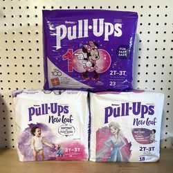 Brand New Huggies Pull UPS 2T - 3T - $6 Each