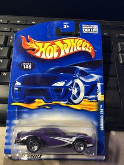 2001 Hot Wheels #146 Purple Chevy Camaro Z28 w/ 5 Spoke Wheels 5SP