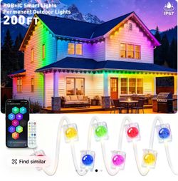 brand new permanent outdoor lights