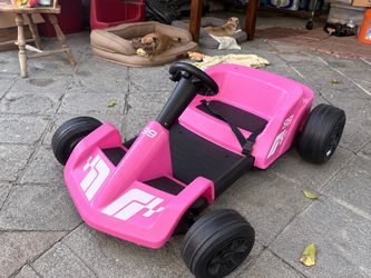 pink go kart
