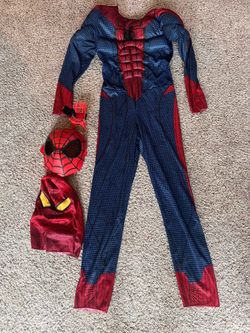 The Amazing Spider-Man Muscle Costume Size L (10-12) with Mask & Accessories