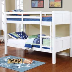 New In Box Twin Size Bunk Bed, With 2 Mattress, We Can Deliver. Litera Con Colchones.
