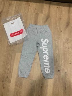 Gray supreme sweats