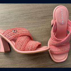COACH Pink Heels - Size 6.5