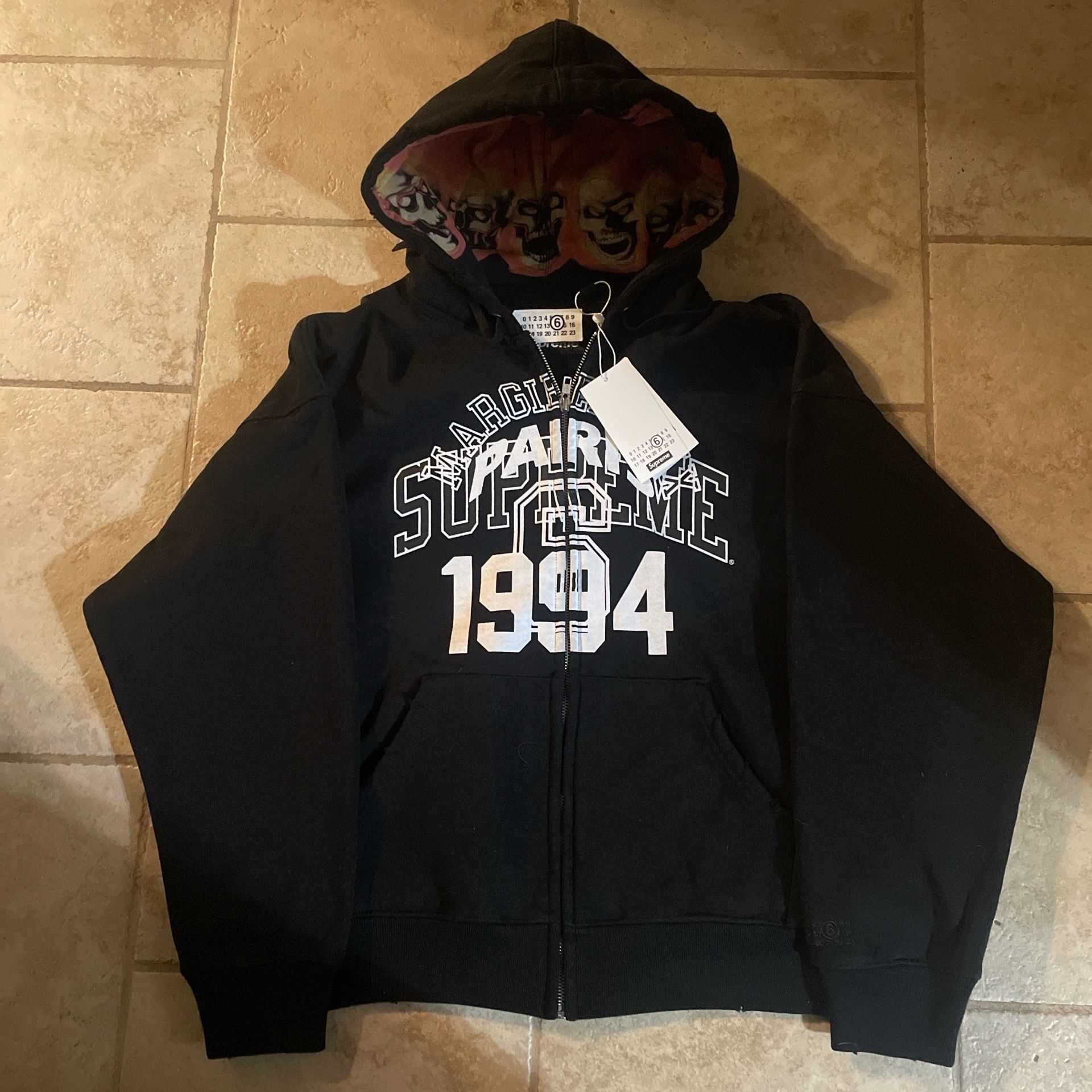 Supreme x MM zip up hoodie