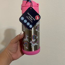 Girls Unicorn Theme Water Single Wall Tumbler NEW- 2$ 