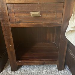Solid Wood End Table