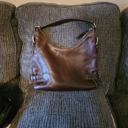 Michael Kors Brown Leather Purse
