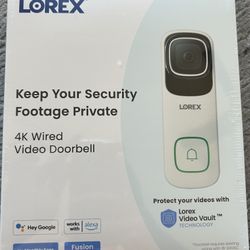 Lorex 4K Wired Video Door Bell (Brand New box Packed)