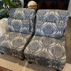 2 very large accent chairs