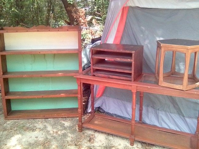 Wood Tables Wooden Shelves Book Shelf Plant Stand + More ~ DIY Supply!!!