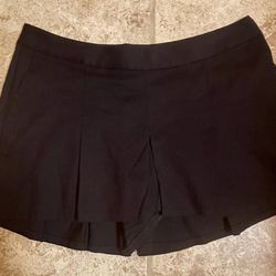 Nike Golf Skirt Skort Dri Fit Performance Black Athletic Women's Size 8