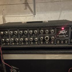 Vintage 1970s Peavy 260h 400w Amp Head And Pair Of Peavy E410  (4x10”) Tower Speakers 