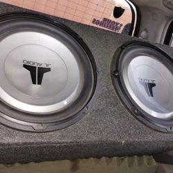 12in  JL Audio Speakers In A Box 