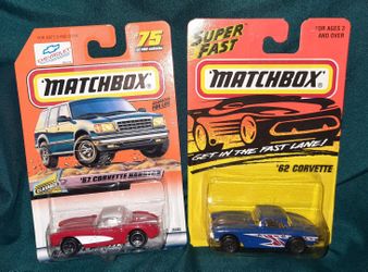 1995 Matchbox '62 Corvette, And 1998 '57 Corvette Hardtop