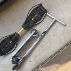 Ripstik And Razor Scooter