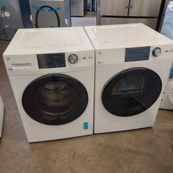 GE 24" Front Load Washer/ Electric Dryer Set 
