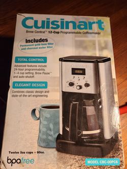 Cusinart 12 Cup Coffee Maker NIB