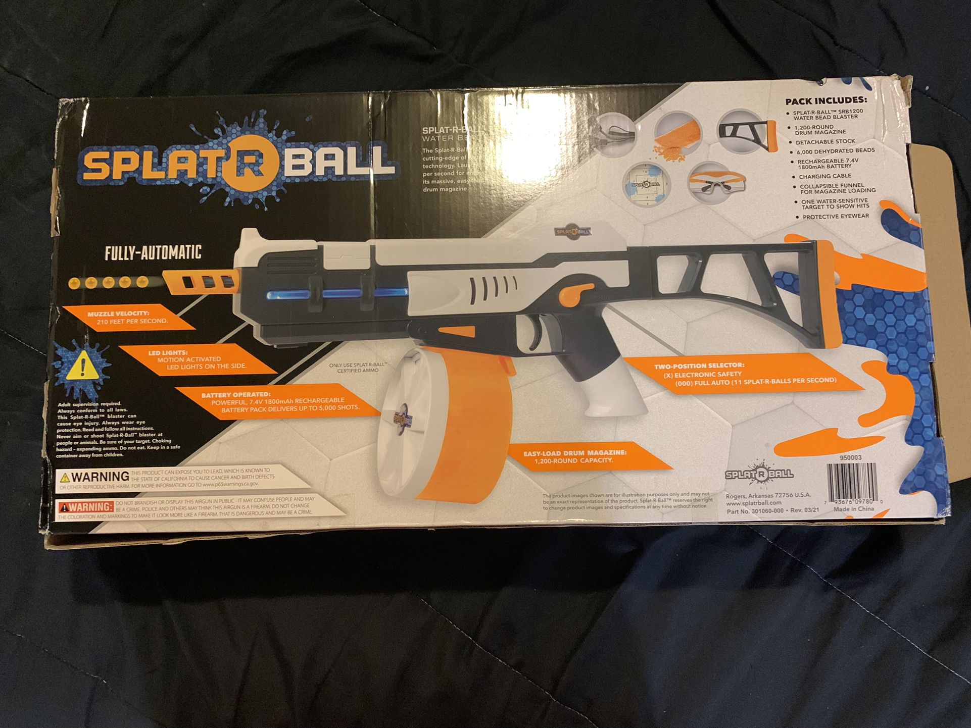 Splat-R-Ball Gun     SRB1200
