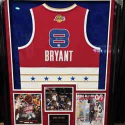 Kobe Bryant Signed Jersey 2006 NBA  ALL STAR Jersey 