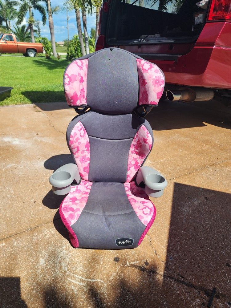 Pink Evenflo Booster Seat 
