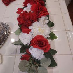 New Wedding Backdrop Swag Valentine Red