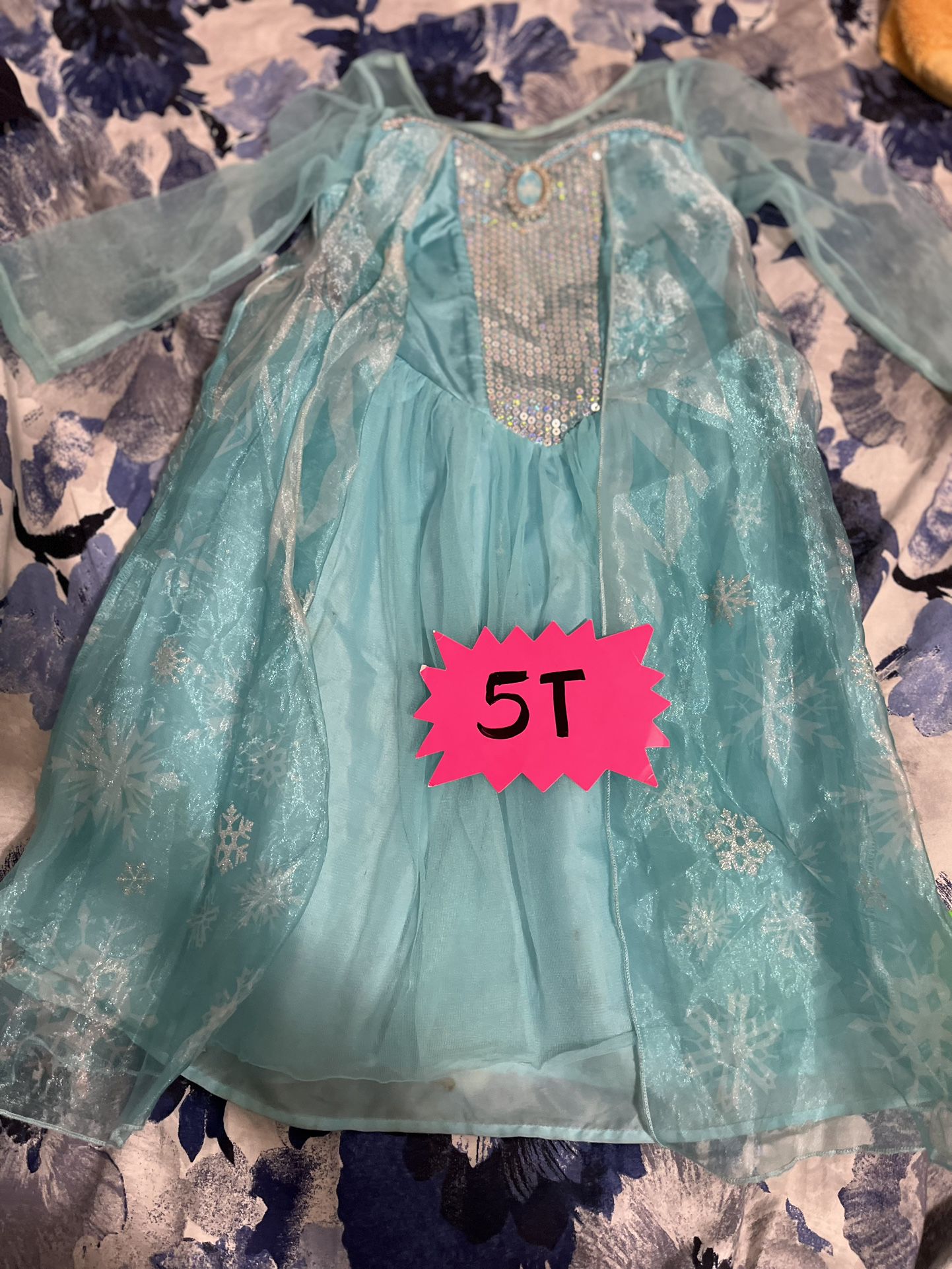 Elsa Costume Dress Size 5T