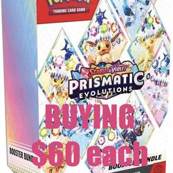 Buying Prismatic Evolutions Booster Bundles