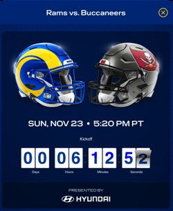 Rams Vs Bucs