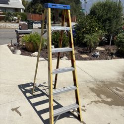 6 Feet Werner Fiberglass Ladder 