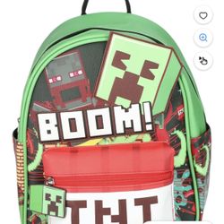 Minecraft bookbag mini 