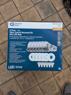 14x LED Recessed Lights - Commercial Electric 4"