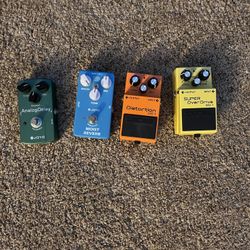 Electric Guitar Pedal Board