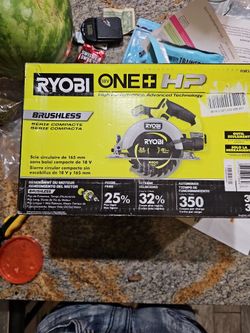 Ryobi 18v Brushless Circular Saw 6 1/2