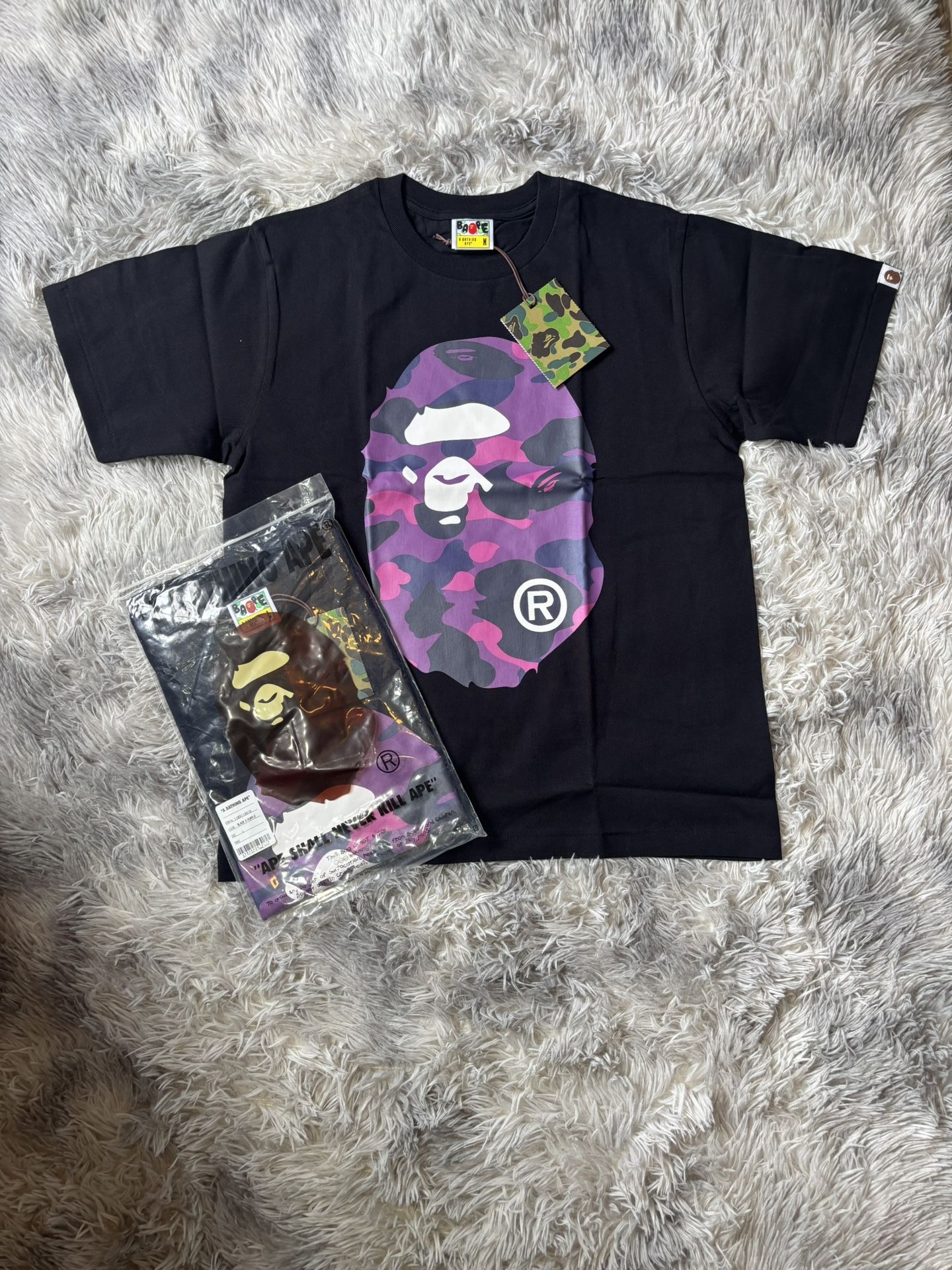 Bape Shirt Black/Purple