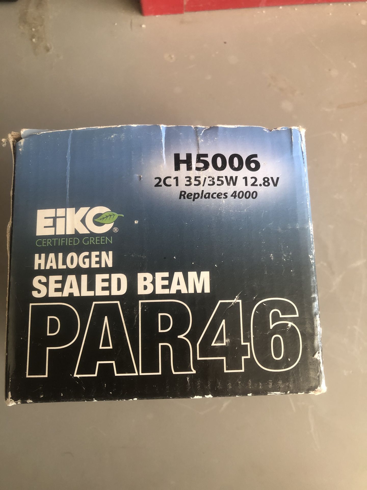 Halogen Sealed Beam Light.