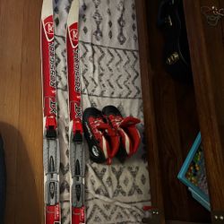 Kids Rise Signal XT Skis 110 Cm, Size 31 (Run, Small) Rosignol X1 Junior Boots