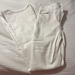 White flared Jeans ~ Size 5