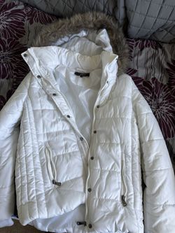 Black Rivet Puffer Jacket Size S