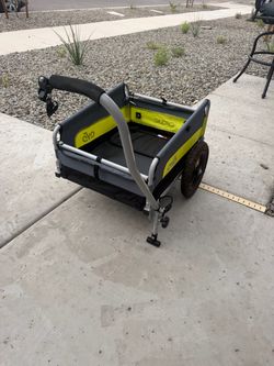 Wagon - two wheeled and attaches to bike