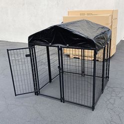 (New in Box) $170 Heavy Duty Dog Kennel Crate with Cover Pet Playpen 4x4x4.5ft 