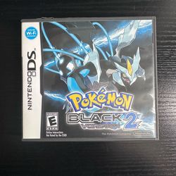 Pokémon Black 2 Nintendo DS w/ Instruction Booklet Tested